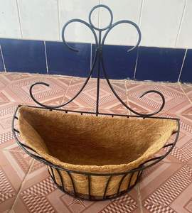 Revêtement de panier de fleur de coco d'origine du Vietnam pour la décoration de jardin - Product Image 3