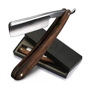 Navaja de Afeitar Recta con Mango de Acrílico Transparente, Diseño Moderno, para un Afeitado Elegante en Salones y el Cuidado Personal Masculino - Product Image 6