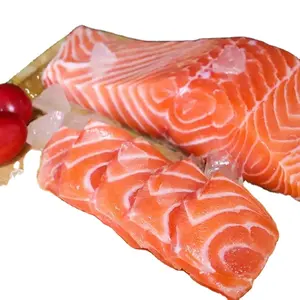 नॉर्वे से थोक फ़िलेट पूरा दौर ताज़ा जमी हुई मछली गुलाबी सैल्मन