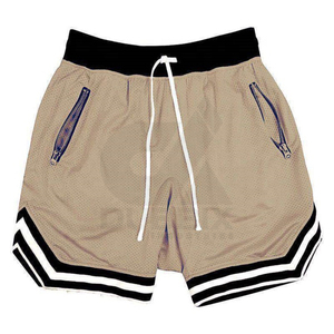 Pantalones Cortos Deportivos de Cintura Media para Hombre, Transpirables, de Spandex y Algodón, para Yoga, Fitness, Entrenamiento, Ropa Deportiva Informal, Color Personalizado, Servicio OEM - Product Image 5