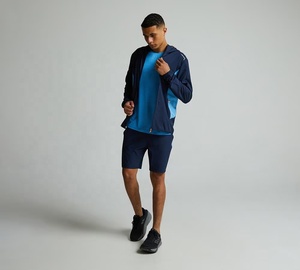 Chaqueta Deportiva para Hombre, Impermeable, Transpirable, Cortavientos, con Capucha, Ligera, con Cierre, para Atletismo, con Logotipo Personalizado, Servicio OEM - Product Image 2