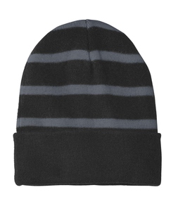 2026 Custom Made High Quality Striped Beanie <b>Hat</b> Black Yellow Acrylic Knitted <b>Winter</b> Beanie Cap Unisex Adult Casual Fit Beanies - Product Image 2