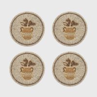 Neue Kollektion HANDGEFERTIGTE Wunderschöne Glasperlen-Untersetzer im Boho-Stil, Umweltfreundlich, Langlebig, Leichtgewichtig, Mit Liebe und Sorgfalt Gefertigt