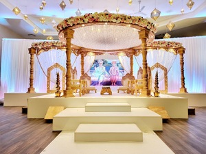 Rajasthani Mandbar Mandap Mandap ตกแต่งงานแต่งงาน,มหาราจา Mandap สำหรับงานแต่งงานแบบอินเดียฟิวชั่นอินเดีย Mandap งดงาม - Product Image 6