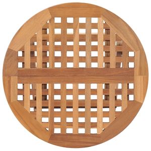 Tavolo da giardino pieghevole in legno di Teak massiccio 19.7 "x 19.7" x 19.7 "dimensioni per mobili da esterno - Product Image 4