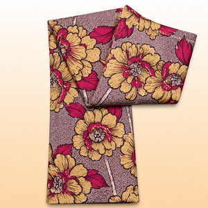 Tela Africana Estampada al por Mayor, Textil de Algodón Ankara, Tela Batik Colorida para Vestidos Tradicionales, Prendas de Moda - Product Image 1