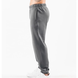 Pantalones deportivos para hombre, lisos, para fitness, correr, gimnasio, ropa deportiva, pantalones jogger de forro polar, con múltiples bolsillos, de algodón, extragrandes. - Product Image 3