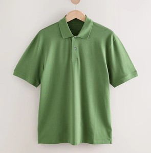 Polo pour homme, tissu doux, manches courtes, col classique, décontracté, pour l'été, les sports de plein air, le quotidien, vert, doux et confortable - Product Image 5