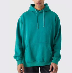 Custom Hot Selling <b>Men</b> Pullover <b>Thermal</b> Hoodie Heavyweight French Terry Oversized <b>Thermal</b> Waffle Knit Outdoor Hooded Breathable - Product Image 5