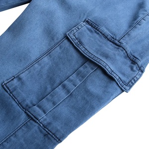 Jean en denim premium pour homme, coupe droite classique, en coton extensible, décontracté, mode, pour tous les jours, confortable, durable, cinq poches - Product Image 4