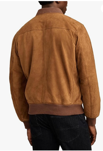 <b>Mens</b> <b>Suede</b> <b>Jacket</b> Luxury Casual Outerwear Soft Hand Feel Modern Style OEM Custom Wholesale Manufacturer Sample Service Available - Product Image 4