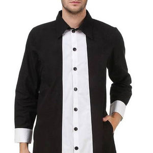 Cumbre Sports Venta al por Mayor de Túnicas Islámicas Negras de Alta Calidad, Jubba Kuwaití, Thobe Largo para Hombre, Thawb Musulmán para Hombre, Estilo Saudí y Dubái - Product Image 6