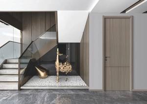 ชุดประตูไม้ MDF ทันสมัยเคลือบ PCV จากผู้ผลิตเวียดนาม ประตูภายในสำเร็จรูปพร้อมติดตั้ง สำหรับบ้าน วิลล่า โรงแรม และอื่นๆ - Product Image 6