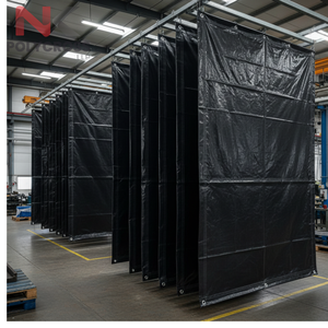 Lámina de Partición Transparente para Fábrica, Cortina Impermeable para Taller y Área de Producción, Separación de Espacios, Uso Industrial - Product Image 3