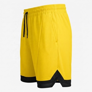 Pantalones Cortos Deportivos para Hombre con Bolsillo con Cremallera, Cierre con Cordón, Secado Rápido, Tejido de Poliéster, Diseño de Cintura Media - Product Image 2