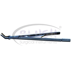 Castroviejo Blade Holder & Breaker Angled Titanium Ophthalmic Microsurgical Instrument CE ISO Certified By <b>Blush</b> Surgical - Product Image 3