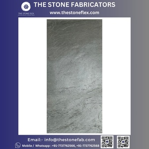 Revestimiento de Piedra Flexible de Cuarcita Verde Zeera, Losa Grande, Ecológica, Duradera, Superficie Pulida, Diseño Moderno, TSF India - Product Image 5