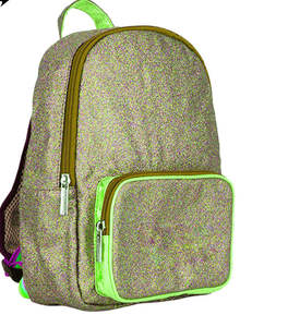 Mochila Deportiva Personalizada Impermeable de Gran Capacidad con Forro de Nailon, Tela Brillante de Poliéster y Parches de Purpurina Personalizados para Animadoras - Product Image 4