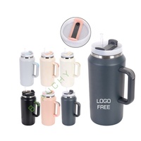 Beauchy 2024 Nouveauté Tasse isotherme à double paroi en acier inoxydable 64 oz