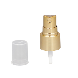 Bomba pulverizadora de perfume de niebla 24/410 al por mayor, tapa de atomizador fino de Color dorado para botella de cosméticos, embalaje químico, proveedor OEM - Product Image 1