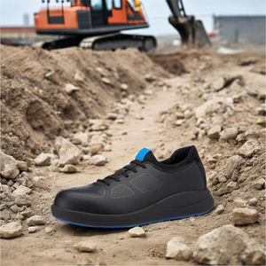 Zapatos de punta de seguridad unisex Premium con diseño antideslizante cómodo y transpirable Plantilla de PU de goma duradera para un soporte máximo - Product Image 1