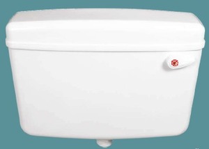 Cisterna de Inodoro Moderna de Plástico Irrompible, Pura, Virgen, Libre de Gérmenes, con Botón de Descarga Alta, Fácil Instalación, Capacidad de 10 Litros, Doble Descarga - Product Image 6