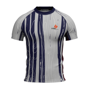 Camiseta Deportiva de Compresión de Manga Corta Personalizada, Top Informal para Gimnasio, Culturismo, Entrenamiento, Ropa Deportiva Atlética, Fabricante - Product Image 2