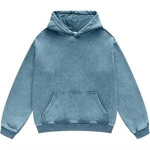 Custom Vintage Acid Washed Hoodie Stone Washed Oversized Old <b>Sun</b> Faded Boxy Fit Unisex Oversized Hoodie for Men - Product Image 1