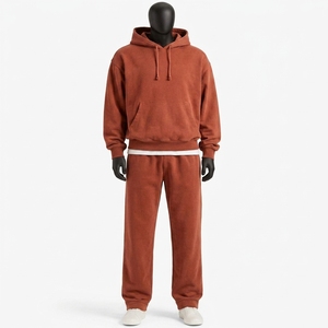 Ensembles de survêtements personnalisés pour hommes en molleton deux pièces, pull à manches longues, entraînement, jogging, survêtement pour hommes - Product Image 6