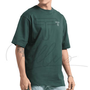 Camisetas Deportivas de Punto 100% Algodón, Corte Regular, Hombros Caídos, Tallas Grandes para Hombre, Venta al Por Mayor Personalizadas - Product Image 3