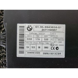 ECU และโมดูลคอมพิวเตอร์มือสองสำหรับรถยนต์ซีรีส์ 3 รุ่น 6135694383401 - Product Image 2