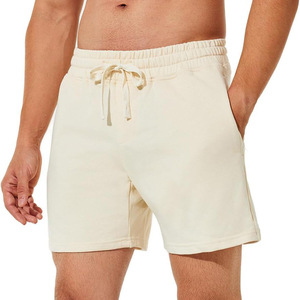 Shorts d'entraînement athlétiques légers en molleton gris mélangé pour hommes, de haute qualité, avec poches, personnalisables pour marque OEM, vente en gros - Product Image 6