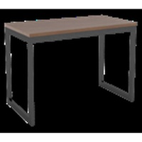 Bureau d'écriture 42'' en MDF CARB P2 E0 HPL LPL avec structure métallique thermolaquée, assemblé, 48'' L x 22'' P x 30'' H, pour chambres d'hôtel
