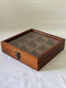 Wooden Spice Rack | Indian Spice <b>Box</b> | Spice Rack| Vintage Spice Jars | Dry Fruit <b>Box</b> | Spice <b>Storage</b> | Spice Jar Set | kitchen - Product Image 3