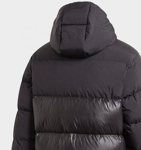 Chaqueta de Plumón Acolchada Impermeable Brillante Personalizada OEM para Hombre, Chaqueta Abrigada de Plumón - Product Image 5