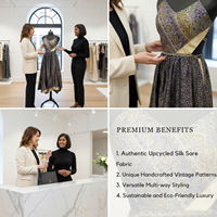 Robe de luxe 100% soie Habotai - Robe longue de mariage et d'événements haut de gamme, coupée par des artisans maîtres