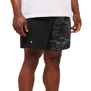 Pantalones Cortos Deportivos de Malla Transpirable para Hombre, 5 Pulgadas, para Gimnasio, Entrenamiento, Color Gris Ceniza - Product Image 4