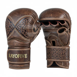 Guantes de Boxeo Profesionales de Piel Sintética PU con Logotipo Personalizado, Guantes de Competición Personalizados - Product Image 3