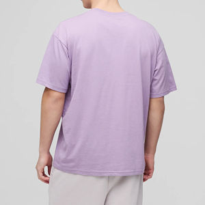 T-shirt unisexe décontracté à col rond et manches courtes en jersey 100 % coton respirant et écologique, 150 GSM, pour hommes, vente en gros, OEM - Product Image 6