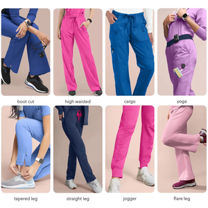 Tenues médicales sans coutures, détectables par les détecteurs de métaux, à séchage rapide et lavables, grandes tailles, les plus vendues pour les infirmières hospitalières - Product Image 5