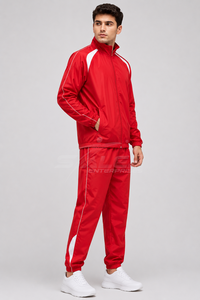 Premium Windbreaker Tracksuit Set <b>Jacket</b> and Trousers 100% Polyester Custom Sportswear Wholesale - Product Image 3