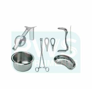 RWS INSTRUMENTS Kit d'instruments chirurgicaux pour dilatation et curettage (D&C) - Modèle manuel en acier inoxydable RWS-BCI-5019 Certifié CE Classe I - Product Image 4