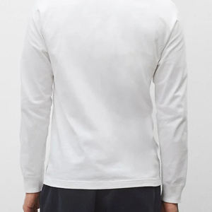 Camiseta de Manga Larga para Hombre, Estilo Casual y Moderno para Uso Diario, Cuello Redondo, Diseño Clásico Liso, Corte Holgado, Algodón/Poliéster, Precio al por Mayor - Product Image 5