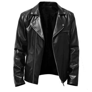Chaqueta de Motocicleta de Cuero, Nuevo Estilo, Cuello Alto, Invierno, Servicio OEM, Ligera, Impermeable, Transpirable, Venta Directa de Fábrica - Product Image 3