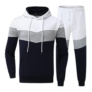 Trajes Deportivos de Alta Calidad para Hombre, a la Moda, Corte Ajustado, Combinación de Colores, Traje Deportivo para Entrenamiento - Product Image 1