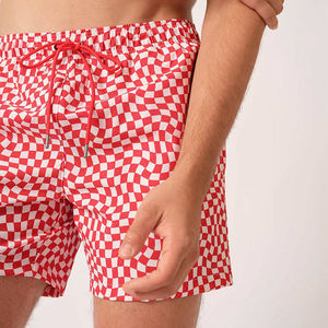 Shorts de bain homme 2026 de qualité supérieure, 100 % coton, sur mesure, taille mi-haute, décontractés, extensibles dans les 4 sens, vente en gros - Product Image 2