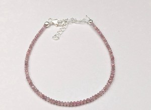 Wholesale Natural Pink Diamond <b>Beaded</b> <b>Bracelet</b> 2.5mm Faceted Round Genuine Loose Diamond Strand 6 Inch Jewelry Making Supplies - Product Image 3