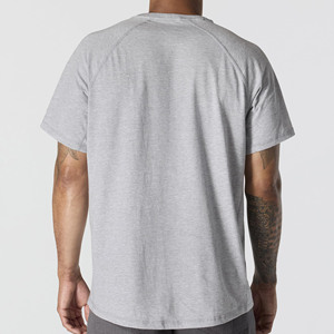 Camiseta de Manga Corta Casual para Hombre, Cuello Redondo, Corte Regular, 100% Algodón de la Mejor Calidad, Transpirable, Secado Rápido, Color Sólido, Logotipo Frontal, 180g - Product Image 4