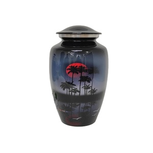 Venta mundial de suministros funerarios de excelente calidad, urnas de recuerdo de cremación de aluminio para conmemorar cenizas humanas - Product Image 1