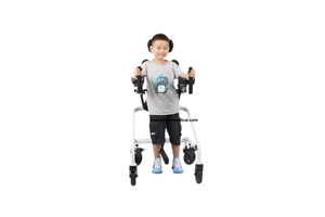 Appareil d'apprentissage de la marche pour enfants handicapés - Trotteur pédiatrique avec poignée pivotante intégrée pour l'entraînement à la marche - BZ-XY01 - Product Image 6